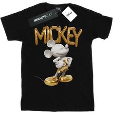 Gold T-shirts Disney Musse Pigg Staty T-shirt - Guld