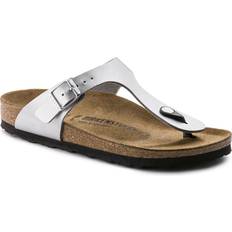 Birkenstock Birko-Flor Unisex Sandals - Silver