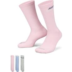 Nike Socks Nike Everyday Plus Cushioned Crew Socks - Pink/Silver