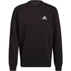 Adidas Essentials Fleece Sweatshirt - Black/White Male