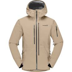 Beige - Kyllä Ulkoiluvaatteet Norrøna Lofoten GTX Pro Jacket - Winter Twig