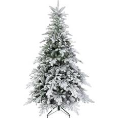 Interior Details Homcom Bushy Snow Green and White Christmas Tree 182.9cm