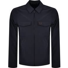 Fred Perry Herr Jackor Fred Perry Zip Through Overshirt - Marinblå