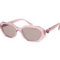 Solglasögon Swarovski Damen Gläser Sonnenbrillen Acetat - Rosa
