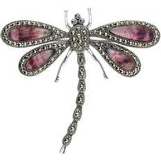 Brooches C. W. Sellors Dragonfly Brooch - Silver