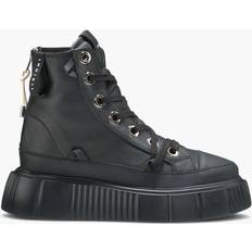 INUIKII Sneakers INUIKII Matilda Leather High Sneakers - Noir