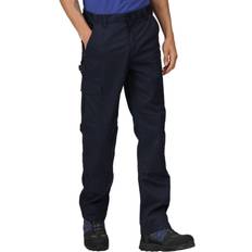 (30, Navy) Professional Mens Pro Cargo Work Workwear Bottoms Pants Trousers Blue