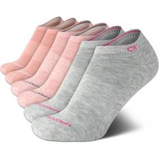 Calvin Klein Girls Socks Calvin Klein Cushion No Show Ankle Socks - Pink/Grey