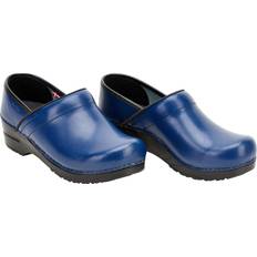 Leather - Women Clogs Sanita Sanita Damen Geschlossener Clog - Izabella Blue