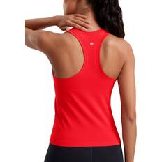 Polyamide Tank Tops Crz Yoga Seamless Womens Tank Top - Deep Red