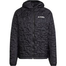 Mies - Polyamidi Ulkoiluvaatteet Adidas PrimaLoft Loose Fill Insulated Hooded Jacket - Black