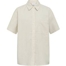 Vap Linen Shirt Str - Sand