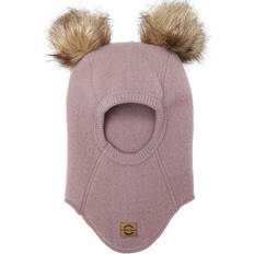 Mikk-Line Wool Balaclava Pom Poms - Twilight Mauve (50036ML-1)