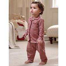 Röda Pyjamasar Mamas & Papas Jersey Check Pyjamas Red
