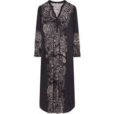 Gustav Hali Long Dress 55505 - Black/Sand