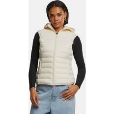 4XL - Donna Gilet Urban Classics Ultra Light Puffer Vest - Beige