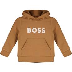 Brown Hoodies Children's Clothing BOSS Boys Logo Hoodie - Beige