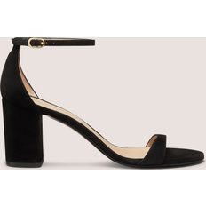 43 ½ Sandali con tacco Stuart Weitzman Nudist Block 75 Sandals - Black