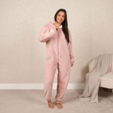 OHS Soft Fleece Hooded Onesie - Light Pink