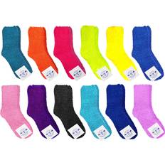 Yacht & Smith Fuzzy Crew Socks Warm Butter Soft