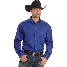 Ariat Men Shirts Ariat Twill Long-Sleeve Shirt - Blue