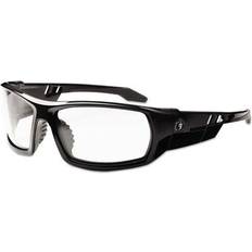 Protective Gear Ergodyne Skullerz Odin Safety Glasses, Clear Lens, Black Frame