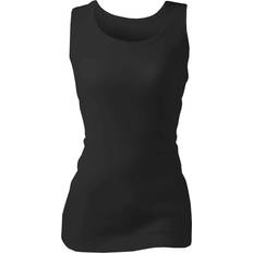 M - Women Base Layer Sets Ladies Thermal Underwear Vest - Black