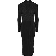 Yas Tøj Yas olinda High Neck Ls Long Dress - Black