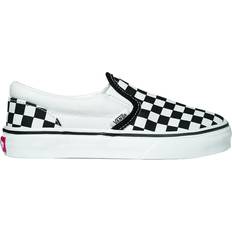 Blanco Mocasines Vans Classic Slip-On Skate Shoe - Kids Black/True White