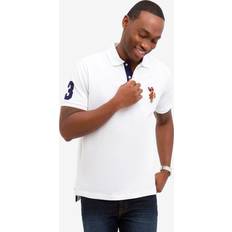 Multicolored Polo Shirts U.S. Polo Assn. Mens Multi Color Big Logo Shirt - White