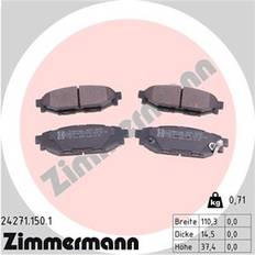 Frenados por Fricción Zimmermann Brake Pad Set 242711501