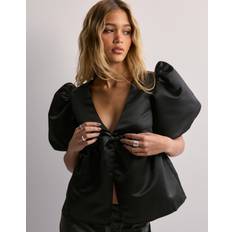 Nelly Overdele Nelly Fancy Puff Blouse - Black