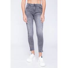 Noisy May Kimmy Dart Jeans - Light Grey Denim