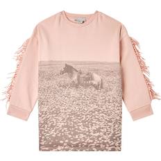 Festklänningar Stella McCartney Kids Sweatklänning Med Häst - Rosa