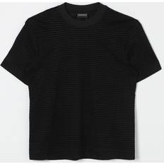 Emporio Armani M T-shirts Emporio Armani AO Logo Tee Sn44 - Black