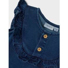 Name It Denim Buksedragt - Dark Blue Denim