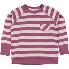 Ekologiska Blusar & Tunikor Katvig Classics Bluse - Lys Rosa/Lillastribet