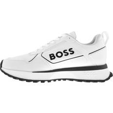 BOSS Jonah Mesh/Pu Leather Lace Sneaker - White