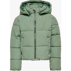 Nylon Buitenkleding Only Kogdolly Puffer Jacket - Hedge Green