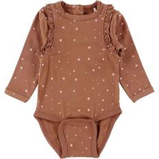 Minymo Body L/Ä - Braun m. Punkte