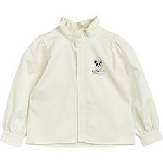 18-24M Skjortor Mini Rodini Skjorta - Kock Panda Vit