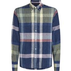 Tommy Hilfiger Paidat Tommy Hilfiger Paita Linen Multi Check RF Shirt - Sininen