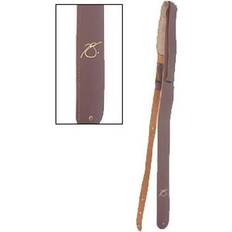 Bruin Banden Peavey HP Series Leather Guitar Strap, Brown