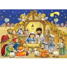 Calendari dell'Avvento Vermont christmas Company The Creche Advent Calendar 14" x 11"