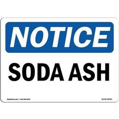 Office Supplies SignMission OSHA Notice Sign 10 x 14 in - Soda Ash