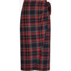 Polo Ralph Lauren Svarta Kjolar Polo Ralph Lauren Plaid Twill Wrap Skirt - Röd