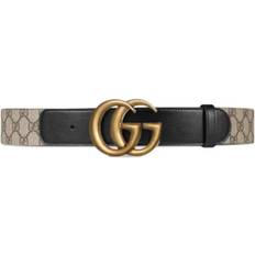 Gucci Klær Gucci Belt With Double G Buckle - Black