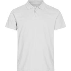 Slids - Unisex Overdele Clique Single Jersey Polo - White