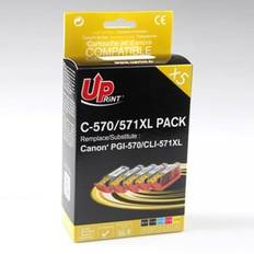 Uprint Ink C-570/571XL/CLI571 Ink Kit - Black/Cyan/Magenta/Yellow