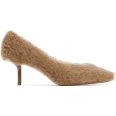 Max Mara Tan Teddy Pumps - 001 Camel